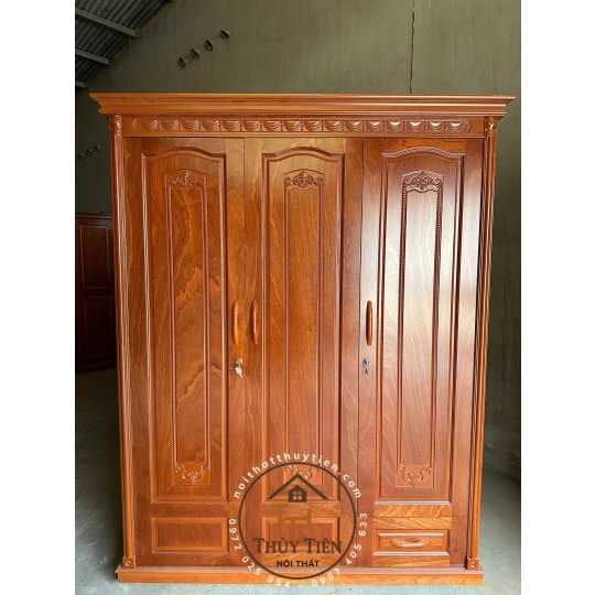 Tủ quần áo xoan phủ - TQAXP 011