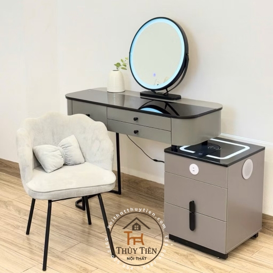 Bộ Bàn Trang Điểm Tặng Ghế M04, Thiết Kế Thông Minh, Phong Cách Tinh Tế