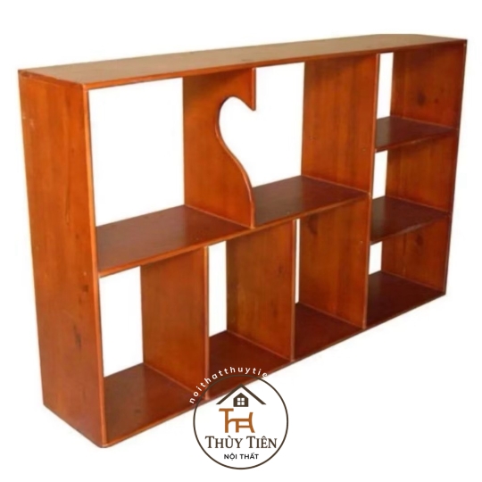 Kệ Sách Treo Tường Gỗ Tự Nhiên Siêu Bền,Decor Phòng Hiện Đại, Tiện Lợi