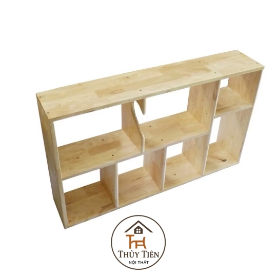 Kệ Sách Treo Tường Gỗ Tự Nhiên Siêu Bền,Decor Phòng Hiện Đại, Tiện Lợi