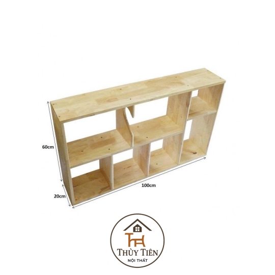 Kệ Sách Treo Tường Gỗ Tự Nhiên Siêu Bền,Decor Phòng Hiện Đại, Tiện Lợi