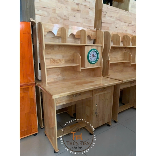 Bàn học sinh gỗ cao su nhiều kích thước