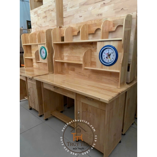 Bàn học sinh gỗ cao su nhiều kích thước
