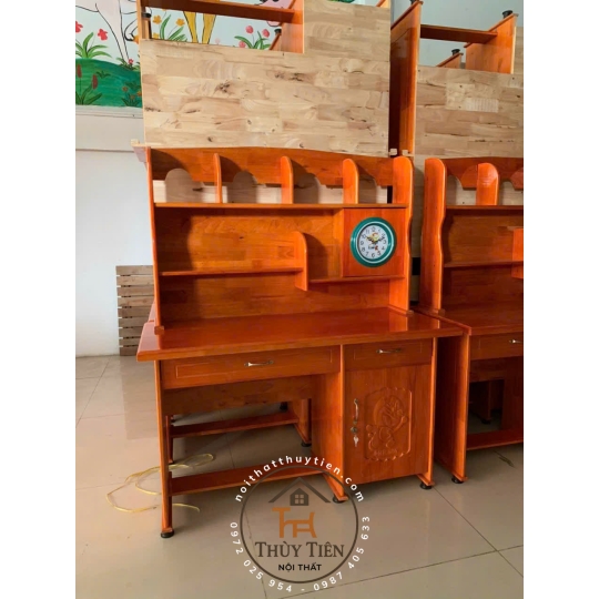 Bàn học sinh gỗ cao su nhiều kích thước