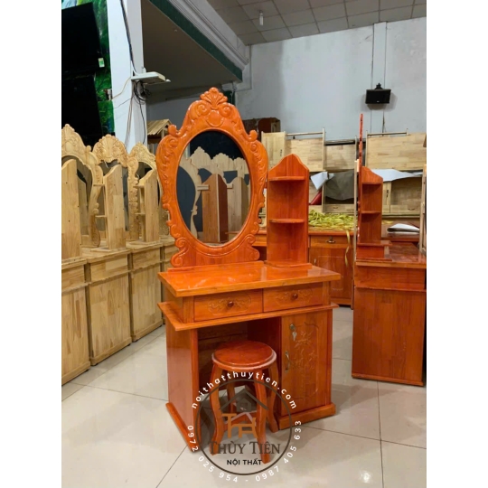 Bàn trang điểm gỗ thông nhiều mẫu