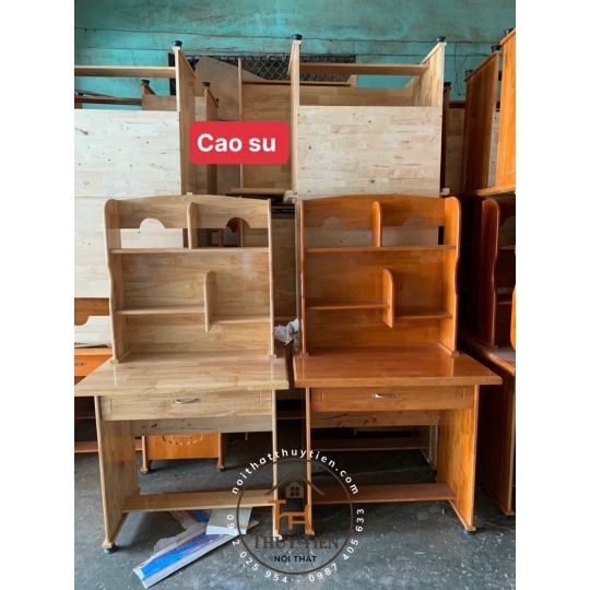 Bàn học sinh gỗ cao su nhiều kích thước