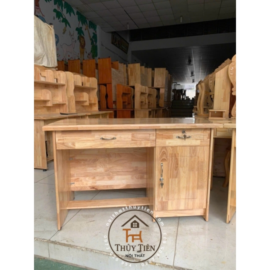 Bàn làm việc gỗ thông 