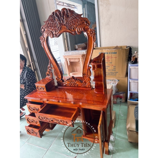  Bàn Trang điểm Gỗ Tràm Rừng- BTDGT 026