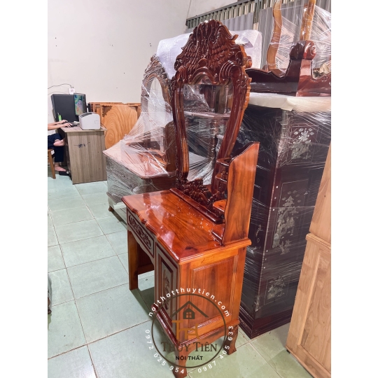 Bàn trang điểm gỗ Tràm Rừng- BTDGT 025