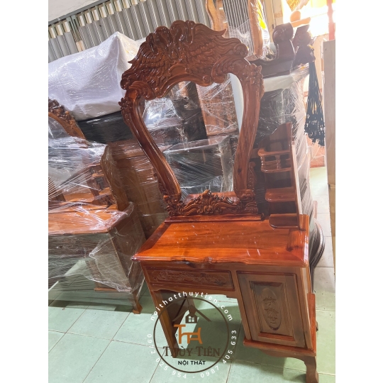 Bàn trang điểm gỗ Tràm Rừng- BTDGT 025