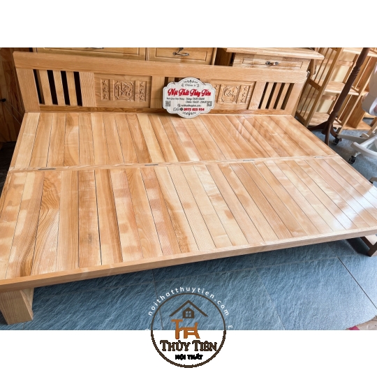 Ghế gấp- Giường gấp đa năng thông minh- Trường Kỷ gỗ sồi