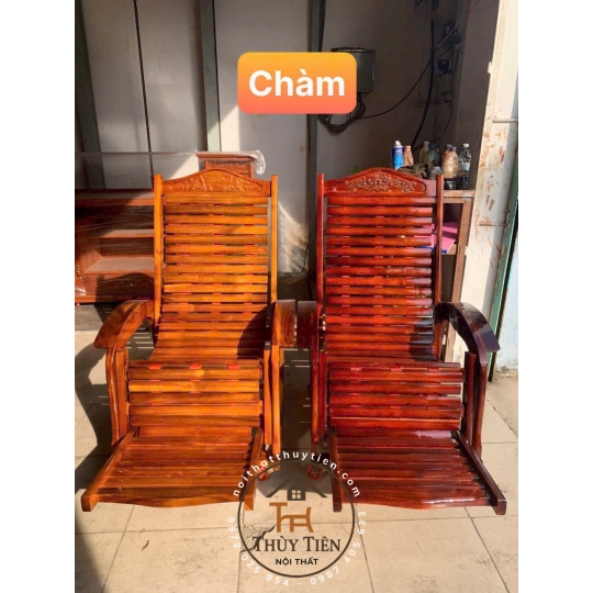 Ghế  dây ghế lười ghế thư giãn gỗ tràm bông vàng loại 3 dây