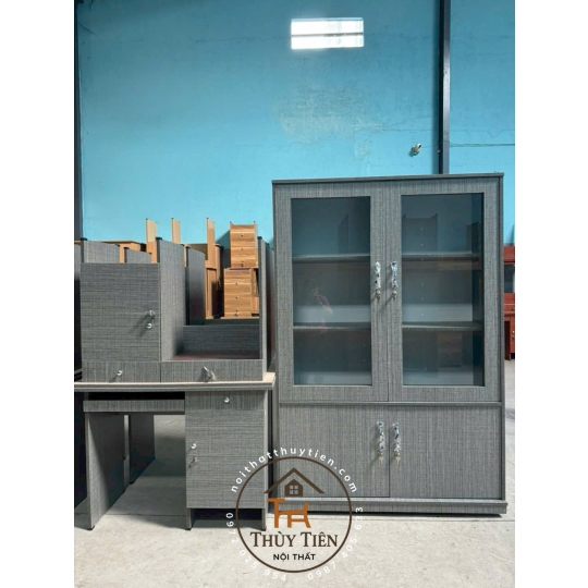 Bàn làm việc okal min có hộc khoá chắc chắn