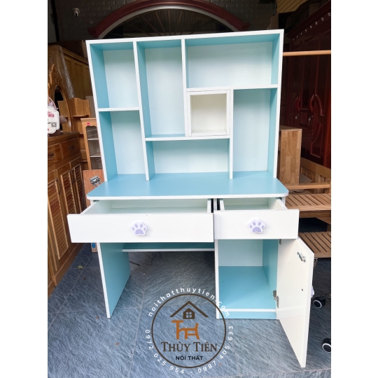 Bàn học sinh MDF lõi xanh màu kiểu - 002