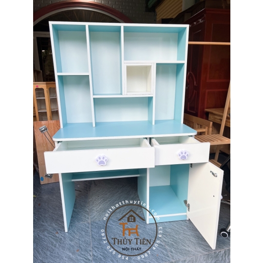 Bàn học sinh MDF lõi xanh màu kiểu - 002