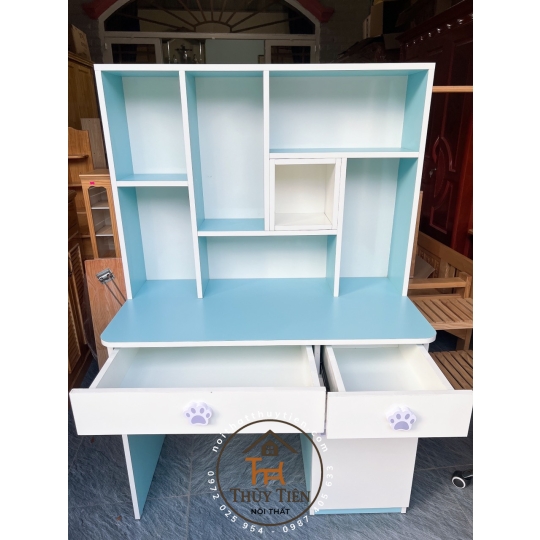 Bàn học sinh MDF lõi xanh màu kiểu - 002