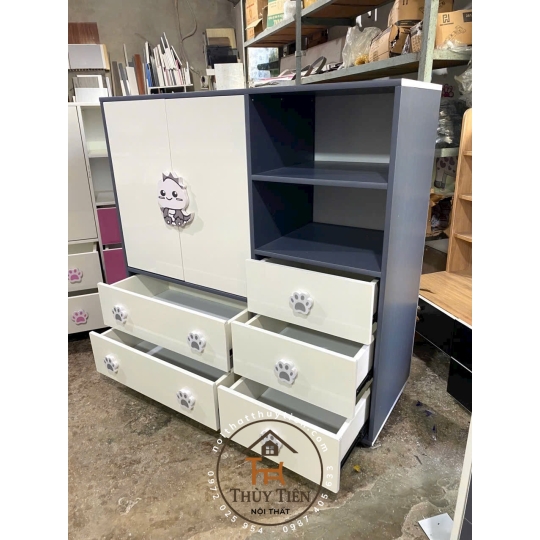 Tủ Nhựa Đài Loan Mẫu Mới Cho Bé Trai Bé Gái