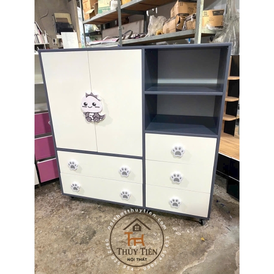 Tủ Nhựa Đài Loan Mẫu Mới Cho Bé Trai Bé Gái