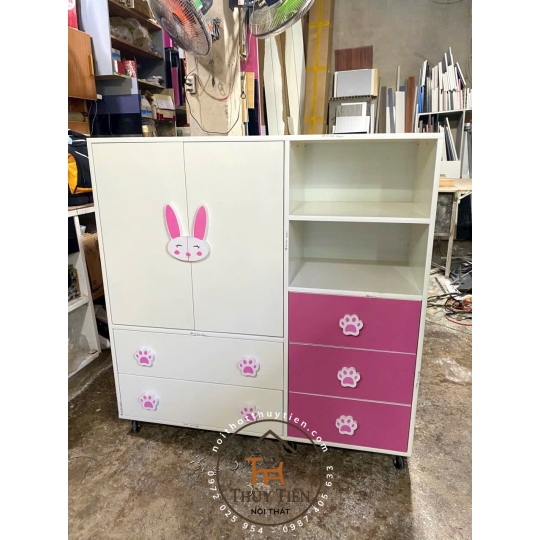 Tủ Nhựa Đài Loan Mẫu Mới Cho Bé Trai Bé Gái