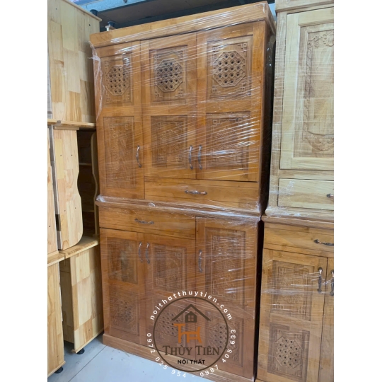 Tủ giày dép gỗ cao su- TGDCS 009