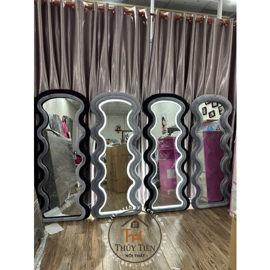 Gương decor toàn thân đèn led ko đèn led nhiều mẫu hàng loại 1 