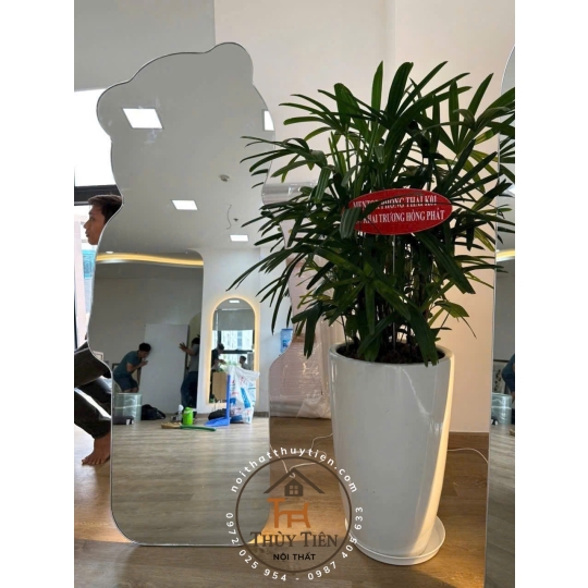 Gương decor toàn thân đèn led ko đèn led nhiều mẫu hàng loại 1 