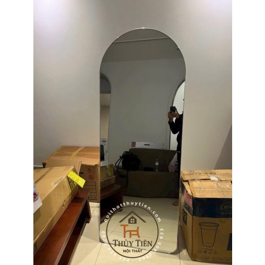 Gương decor toàn thân đèn led ko đèn led nhiều mẫu hàng loại 1 