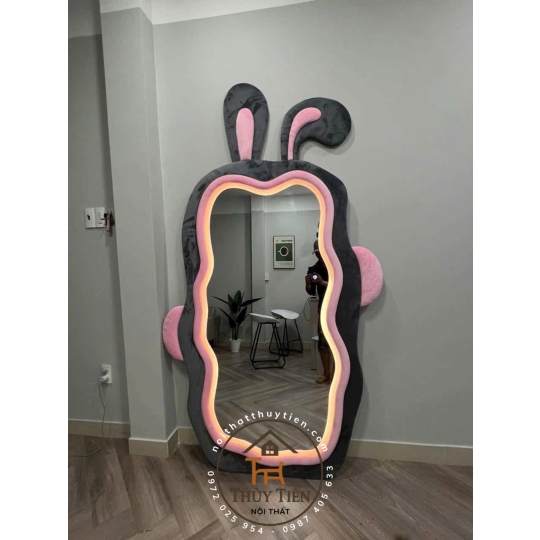 Gương decor toàn thân đèn led ko đèn led nhiều mẫu hàng loại 1 