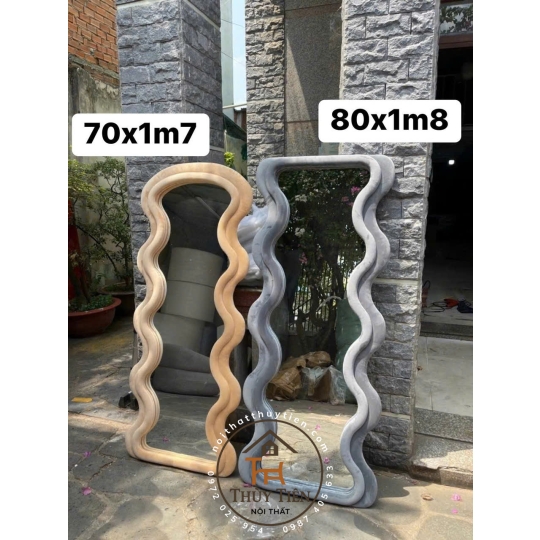 Gương decor toàn thân đèn led ko đèn led nhiều mẫu hàng loại 1 