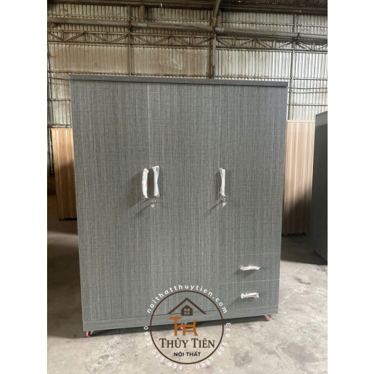 Tủ quần áo gỗ MDF cửa mở - TQAMDF 025