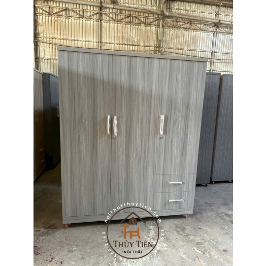 Tủ quần áo gỗ MDF cửa mở - TQAMDF 025