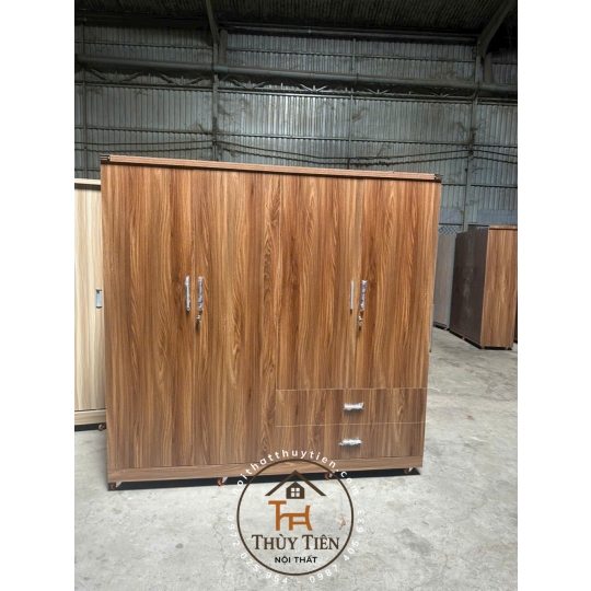 Tủ quần áo gỗ MDF cửa mở - TQAMDF 025