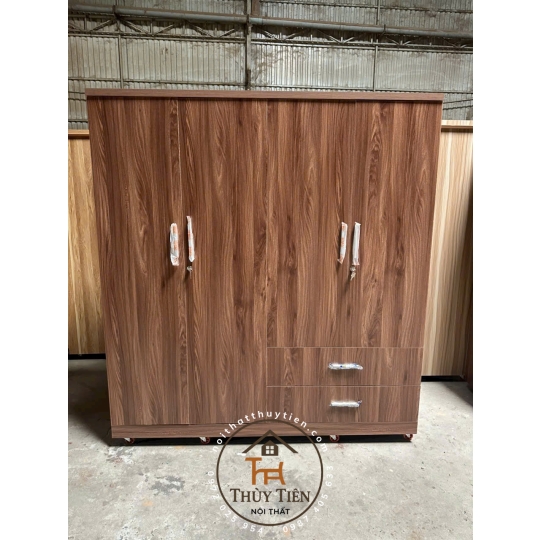 Tủ quần áo gỗ MDF cửa mở - TQAMDF 025