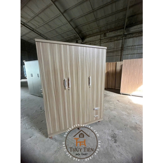 Tủ quần áo gỗ MDF cửa mở - TQAMDF 025