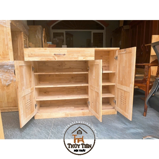 Tủ giày dép gỗ cao su- TGDCS 009