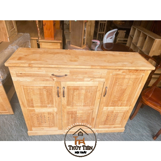 Tủ giày dép gỗ cao su- TGDCS 009