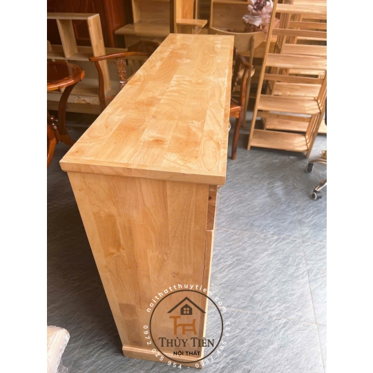 Tủ giày dép gỗ cao su- TGDCS 009