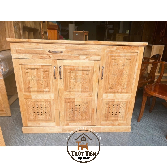 Tủ giày dép gỗ cao su- TGDCS 009