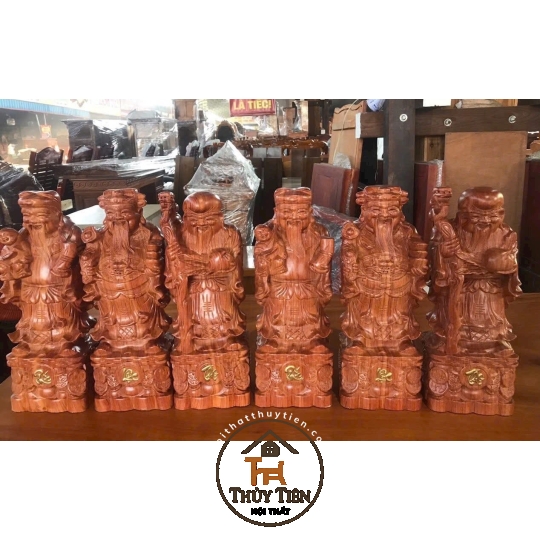 Tượng gỗ Phúc Lộc Thọ