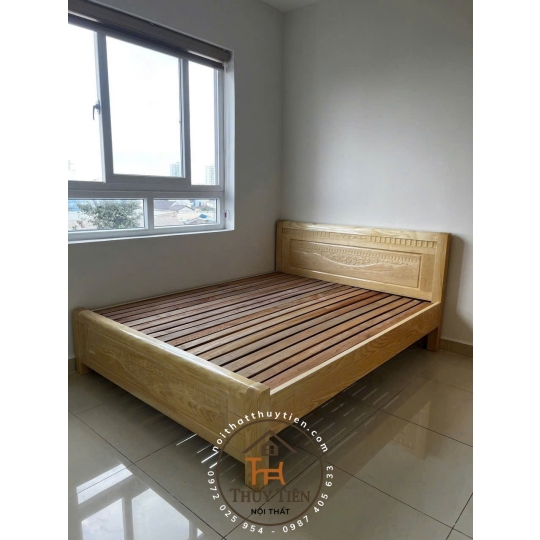 Giường ngủ gỗ sồi Pháp Tự Nhiên