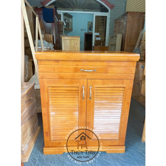 Tủ giày dép gỗ cao su 