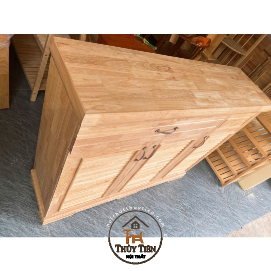 Tủ giày dép gỗ cao su- TGDCS 009