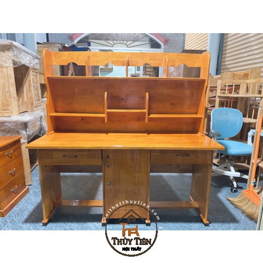 Bàn học sinh gỗ thông đôi