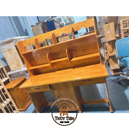 Bàn học sinh gỗ thông đôi