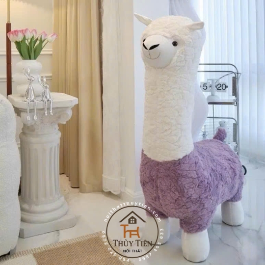 Ghế Decor  Đồ Chơi Lạc Đà Alpaca Cao Cấp Trẻ Em