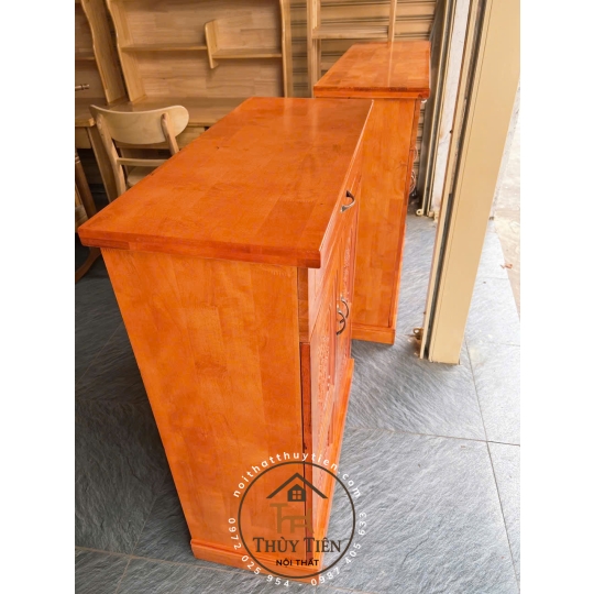 Tủ giày dép gỗ cao su 