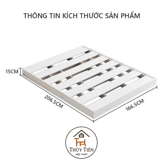 Giường pallet gỗ 1m6x2m giường ngủ kiểu Nhật hiện đại sang trọng phù hợp mọi không gian