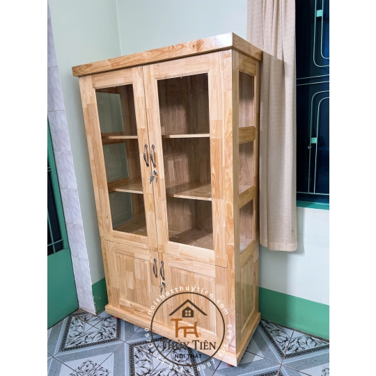 Tủ hồ sơ gỗ thông e làm theo yêu cầu khách 