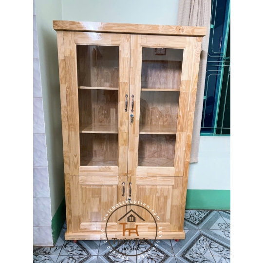 Tủ hồ sơ gỗ thông e làm theo yêu cầu khách 