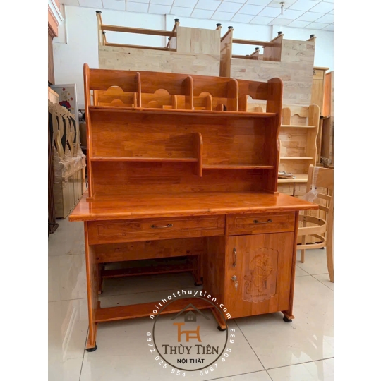 Bàn học sinh gỗ cao su nhiều kích thước